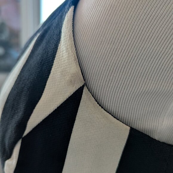 ASOS Black & White Stripe Drop Waist Dress - Picture 4 of 7